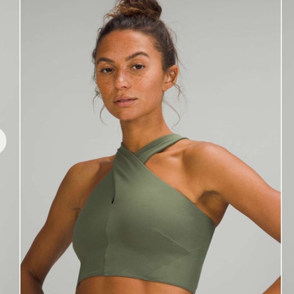 Lululemon Nulu Wrap-Front Longline Bra
Green Twill - Picture 3 of 9